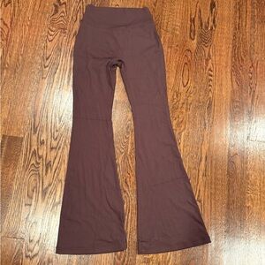 Brown Flared Yoga Pants (never worn)